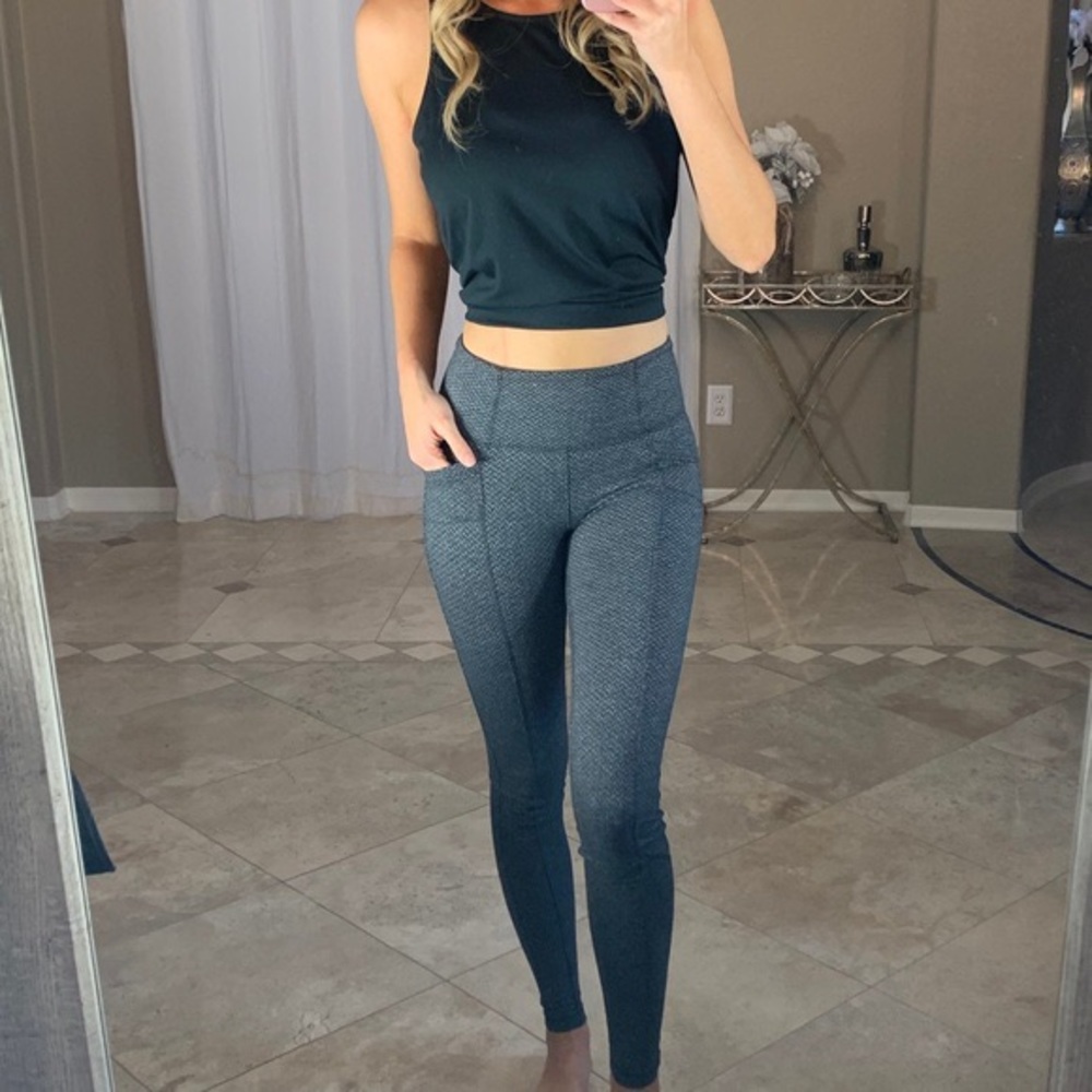 Athleta Herringbone Metro High Waisted Leggings XS - Picture 5 of 6